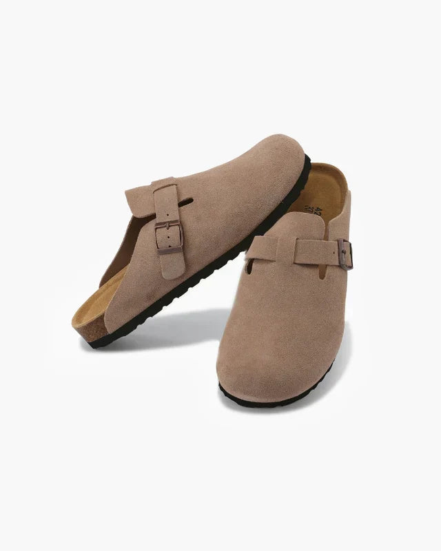 Old Money Wildleder Clogs – Eleganter Komfort