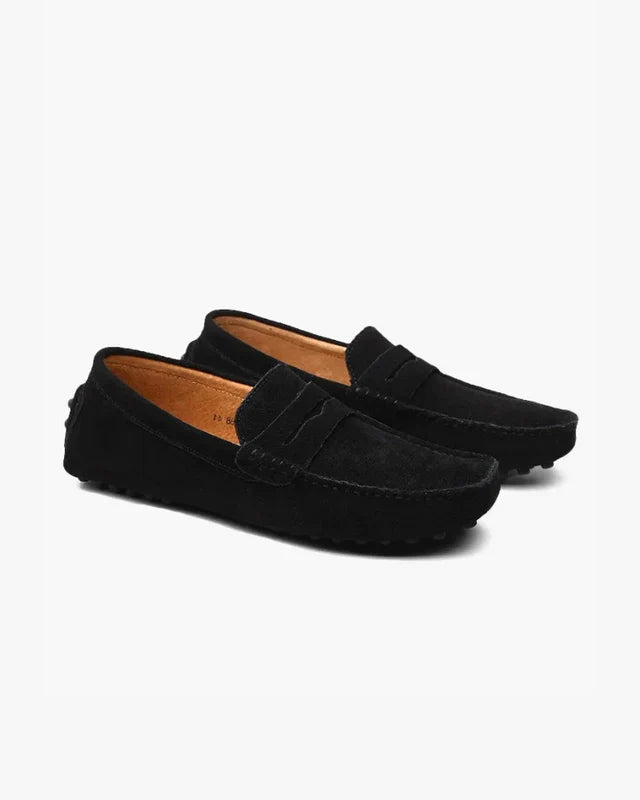 Old Money Veloursleder Driver Loafers – Eleganz im Alltag