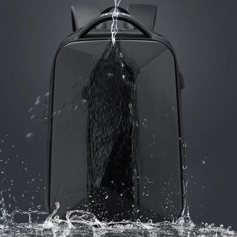 Professioneller Rucksack – Minimalistisches urbanes Design mit USB-Anschluss und TSA-Schloss